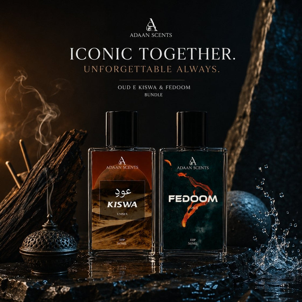 Adaan Iconic Bundle Oud E Kiswa & Fedoom